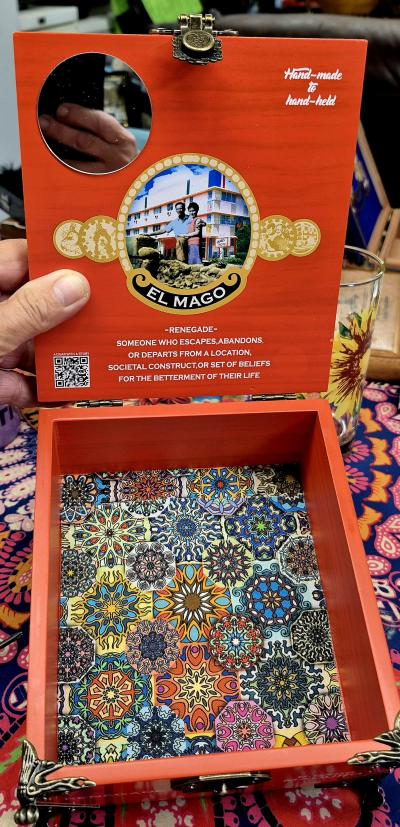 cigar box Handmade purses - Thumbnail 2