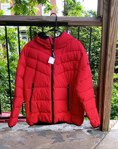 Brand New NWT Calvin Klein Mens Puffer Jacket  Red Size XXL