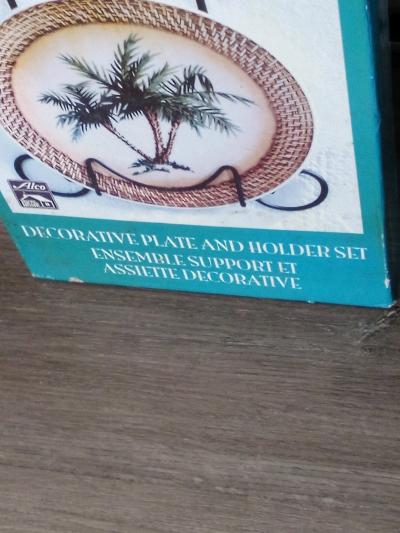 decorative palms holder set - Thumbnail 2