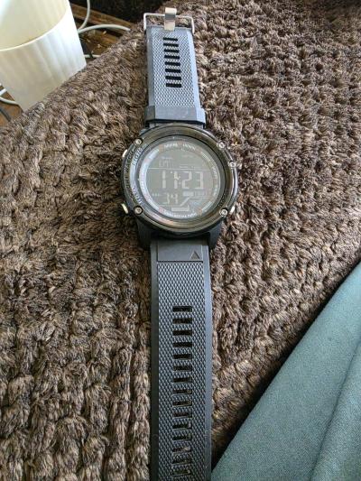 Mens all black wrist watch