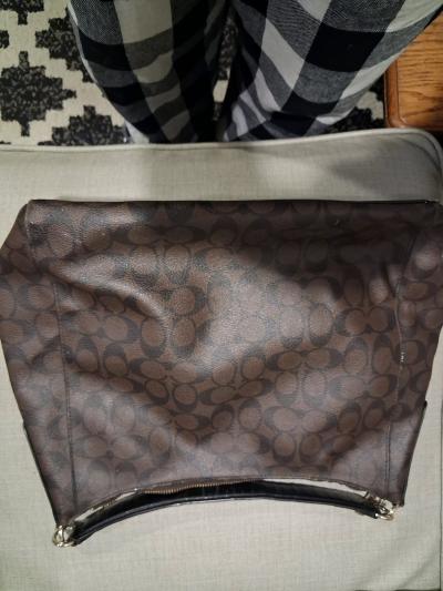 coach  purse  double zipper vintage