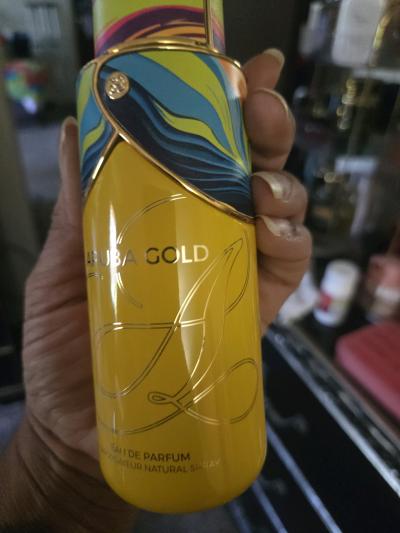 100ml bottle of Aruba Gold Eau de Parfum