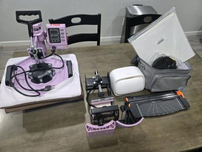 Pink heat press likely 15  15Mugtumbler heat press attachmen