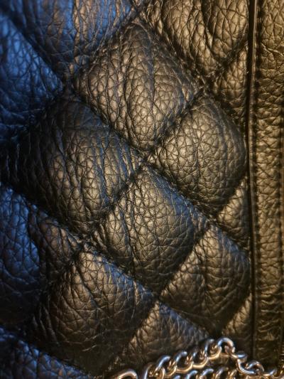 faux chanel purse leather with chain accents - Thumbnail 6
