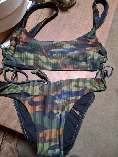 camouflage bikin size Small