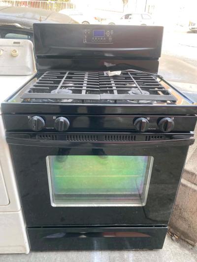 STOVE WHIRPOOL 4 BURNERS BLACK
