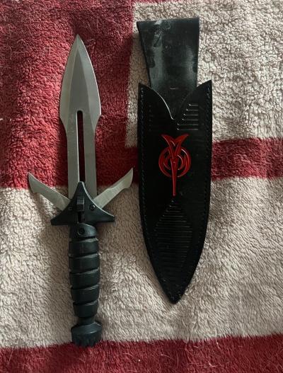 Star Trek Klingon DK Tahg Prop Dagger W Sheath - Thumbnail 3