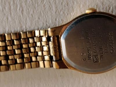 vintage gold tone womens Seiko wristwatch - Thumbnail 5