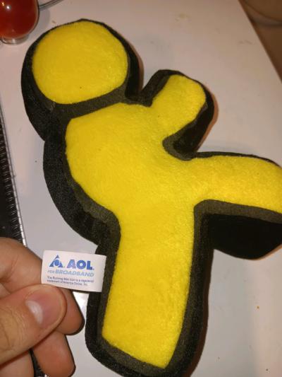 AOL running man plush - Thumbnail 4