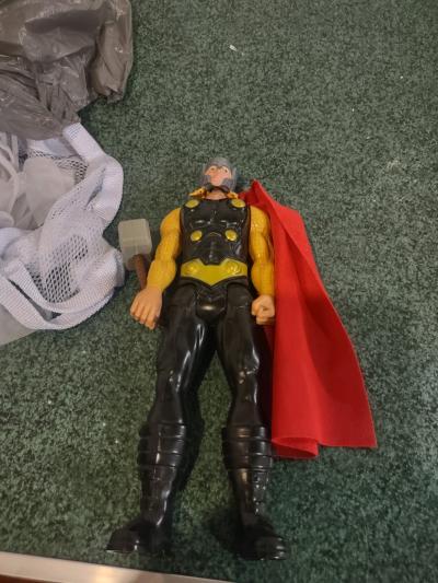 Used Thor Action Figure for Boys