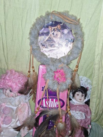 Three Porcelain Dolls plus a Dream Catcher - Thumbnail 6