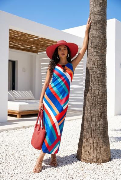 women sundress lg hat and bag sold separately