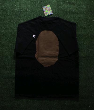 Brown Front And Back Ape Head Y2K T Shirt - Thumbnail 2