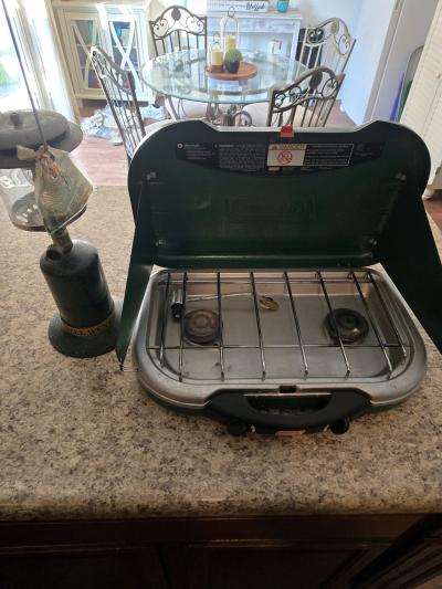 Campstone and propane lantern for 1 money
