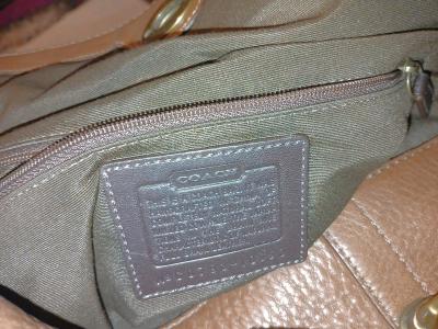 Vintage Brown Coach Chelsea Turnlock Pebble Leather Satchel - Thumbnail 10