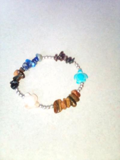 Hand Crafted Bracelets with turtle charms - Thumbnail 4