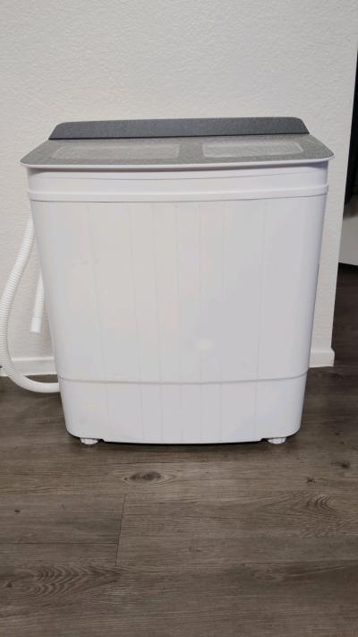 Portable Mini Washing Machine Compact Twin Tub Washer 88lbs