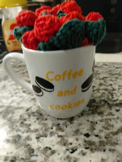 taza de cermica decorada a mano - Thumbnail 4