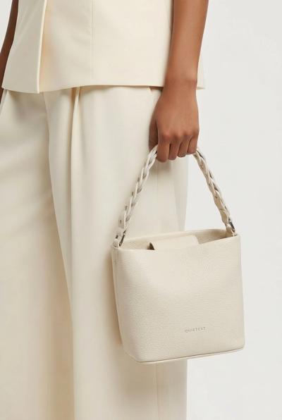 cute small white fashion bag used great condition
