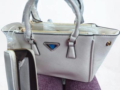 Saffiano designer purse with wallet