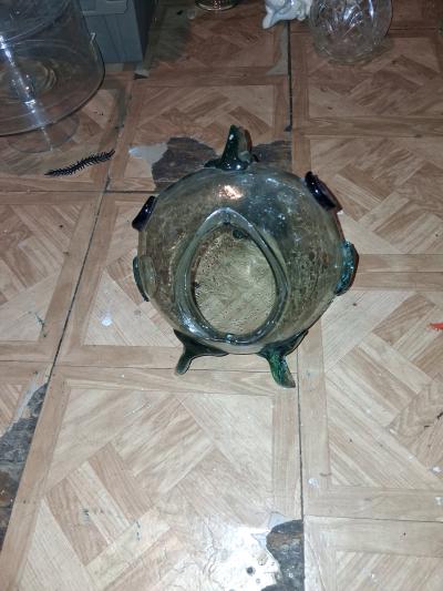 Blown Fish and Crystal bowls