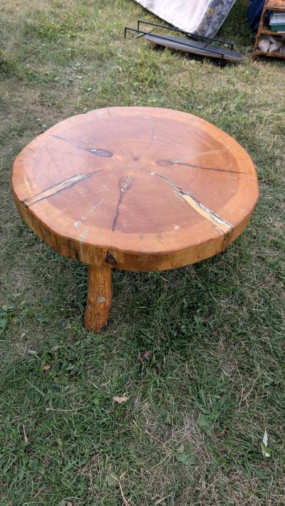 Log Coffee Table