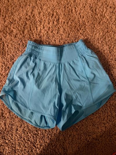 lululemon blue size 0 shorts