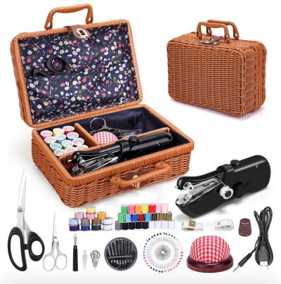 Hand held sewing machine kit never used