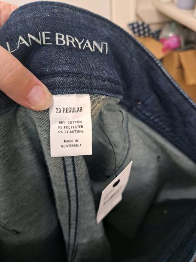 Lane Bryant New Super Stretch Denim Skinny Jeans - Thumbnail 7