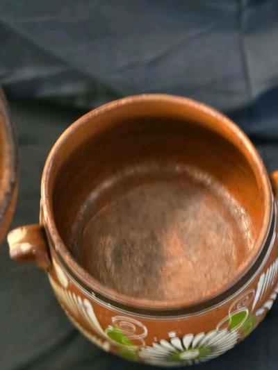 Antique 1930s Tlaquepaque Primitive Bean Pot - Thumbnail 3