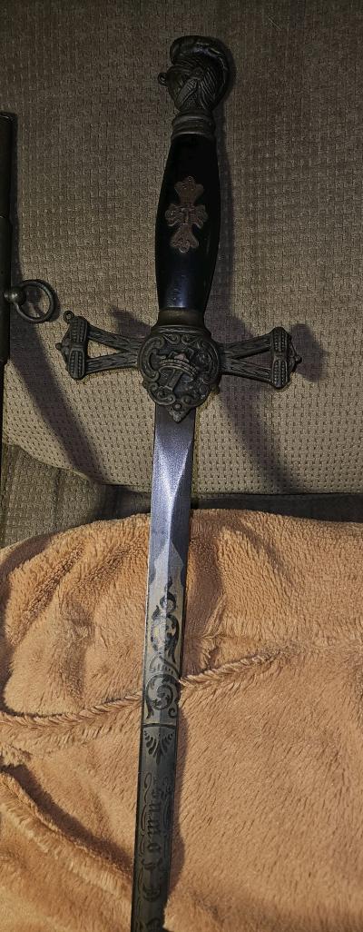 masonic Knights Templar sword and scabbard - Thumbnail 6