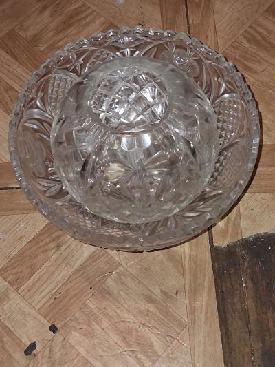 Blown Fish and Crystal bowls - Thumbnail 5
