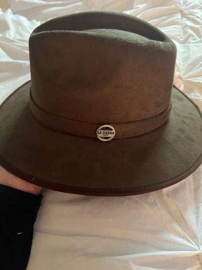 Brown unisex La Serra hat - Thumbnail 2