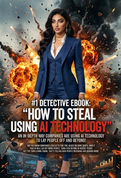 #1 Detective Ebook:"How To Steal $$$ Using AI Technology'' A in depth way people are Stealing $$$ using AI Technology and beyond! Get the Thrillering ebook, thats telling how people becoming, and making $$$ Money with AI Creation