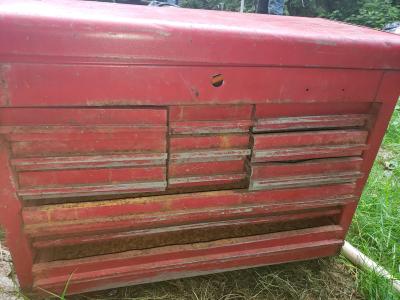 Red Storage Tool Box