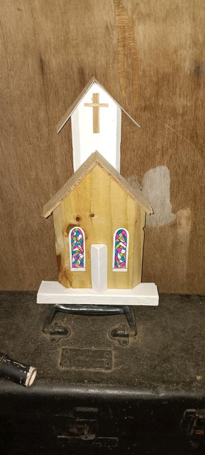 Handmade wooden church