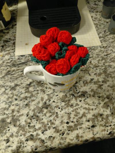 taza de cermica decorada a mano - Thumbnail 2