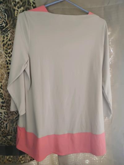 A ATan and Pink Womens Top - Thumbnail 2
