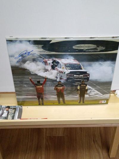 Signed Nascar Winner Photo Certified Authencity