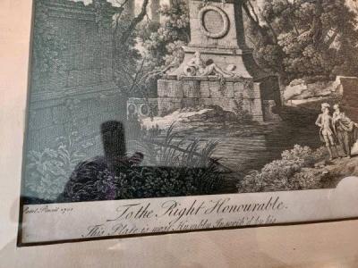 18th CENTURY ENGRAVING by FRANCOIS VIVARES of PAINTING by PI - Thumbnail 4