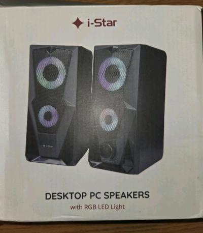 Black Desktop Speakers - Thumbnail 2