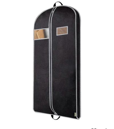1pk Heavy duty Garment bag for travel - Thumbnail 2