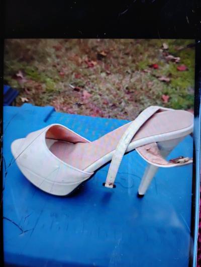 A Nice Sexy Pair of White Heels