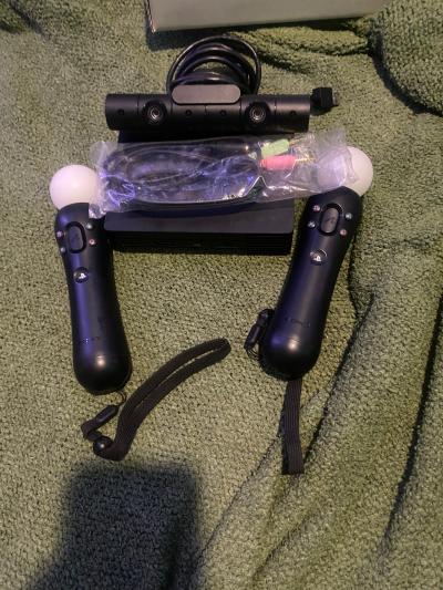 PS4 Slim 500GB  Complete PSVR Bundle Everything works perfec - Thumbnail 3