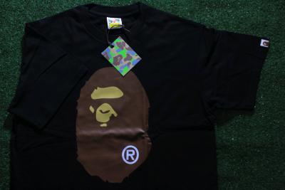 Brown Front And Back Ape Head Y2K T Shirt - Thumbnail 3