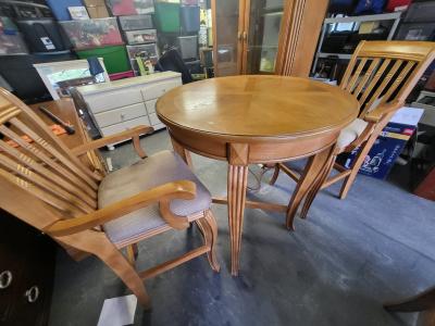 Elegant Solid Wood Dining Table Set 8 Chairs  Matching Pub S - Thumbnail 2