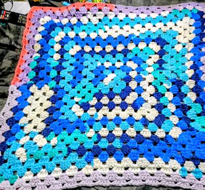 Assorted Crochet Crib Blankets - Thumbnail 12