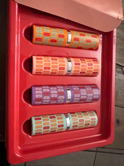 4 assorted color lipsticks new condition