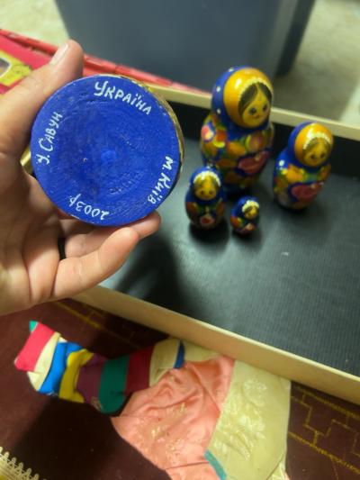 Signed Ukrainian Matryoshka Nesting Dolls  Kyiv 2003  Hand P - Thumbnail 2