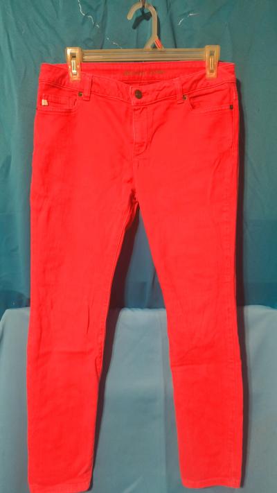 Michael Kors Red skinny jeans